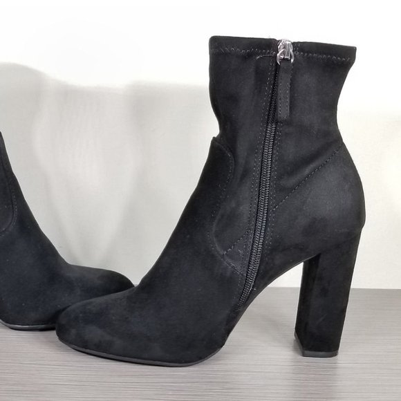 Steve Madden Edit Bootie, Black Textile, Womens Size 7.5 M - Picture 6 of 10